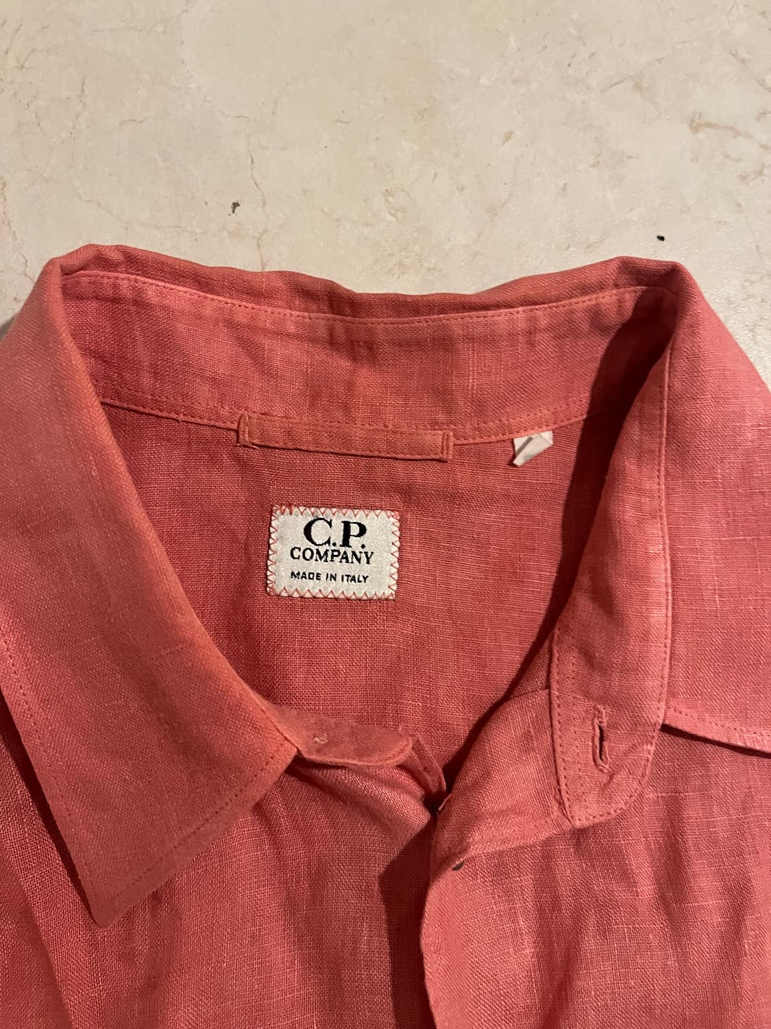 CP컴퍼니 린넨 다이드 셔츠 MADE IN ITALY 상품이미지3