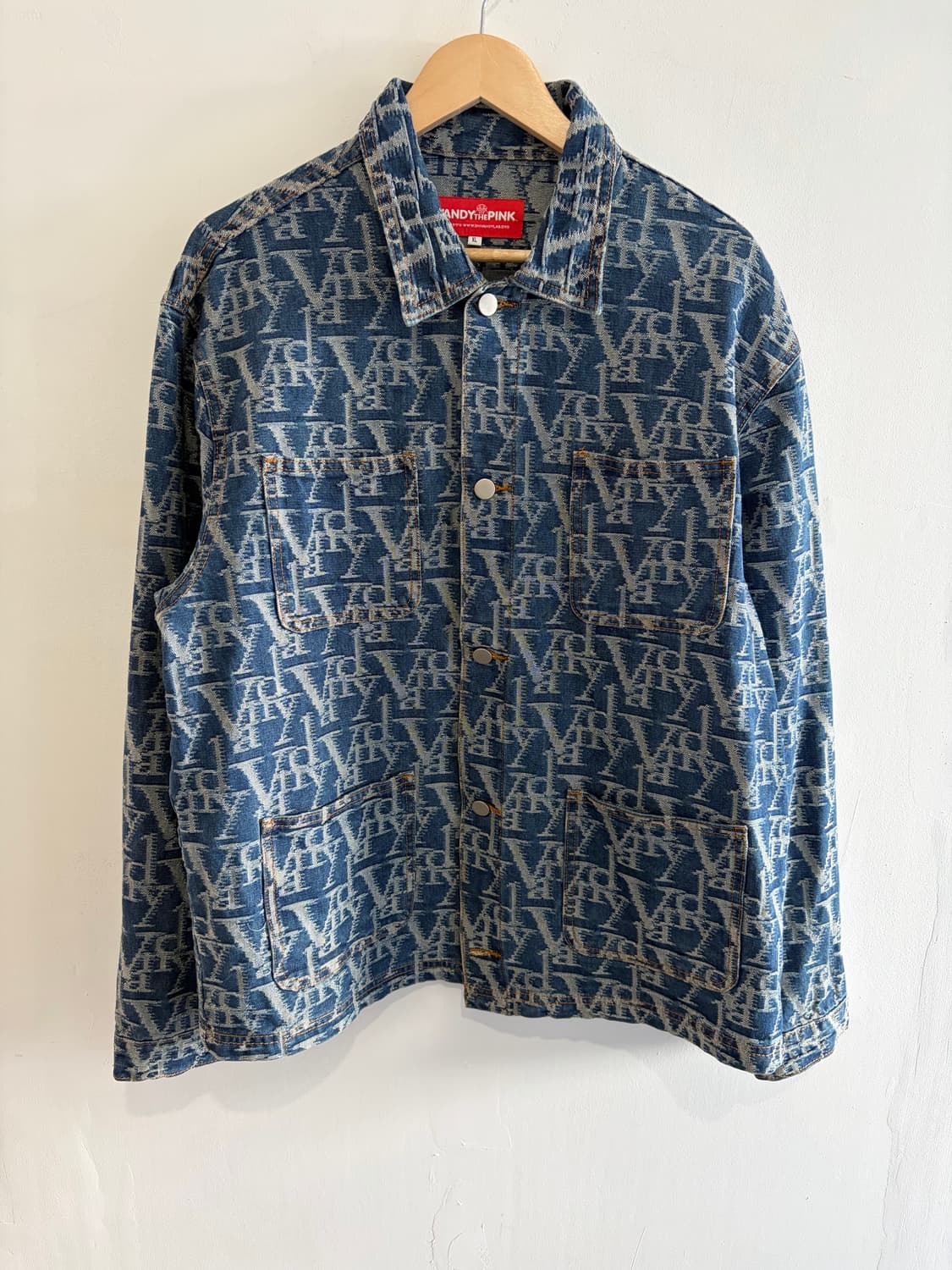 반디더핑크 모노그램 데님자켓 상품이미지1