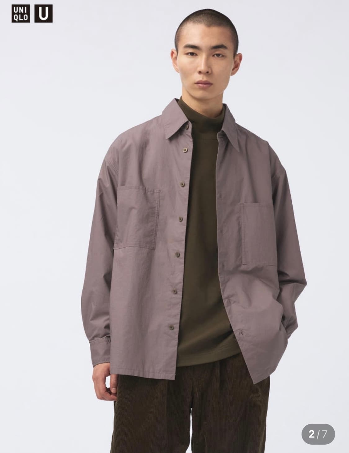 [M] 유니클로 유틸리티 셔츠 상품이미지1