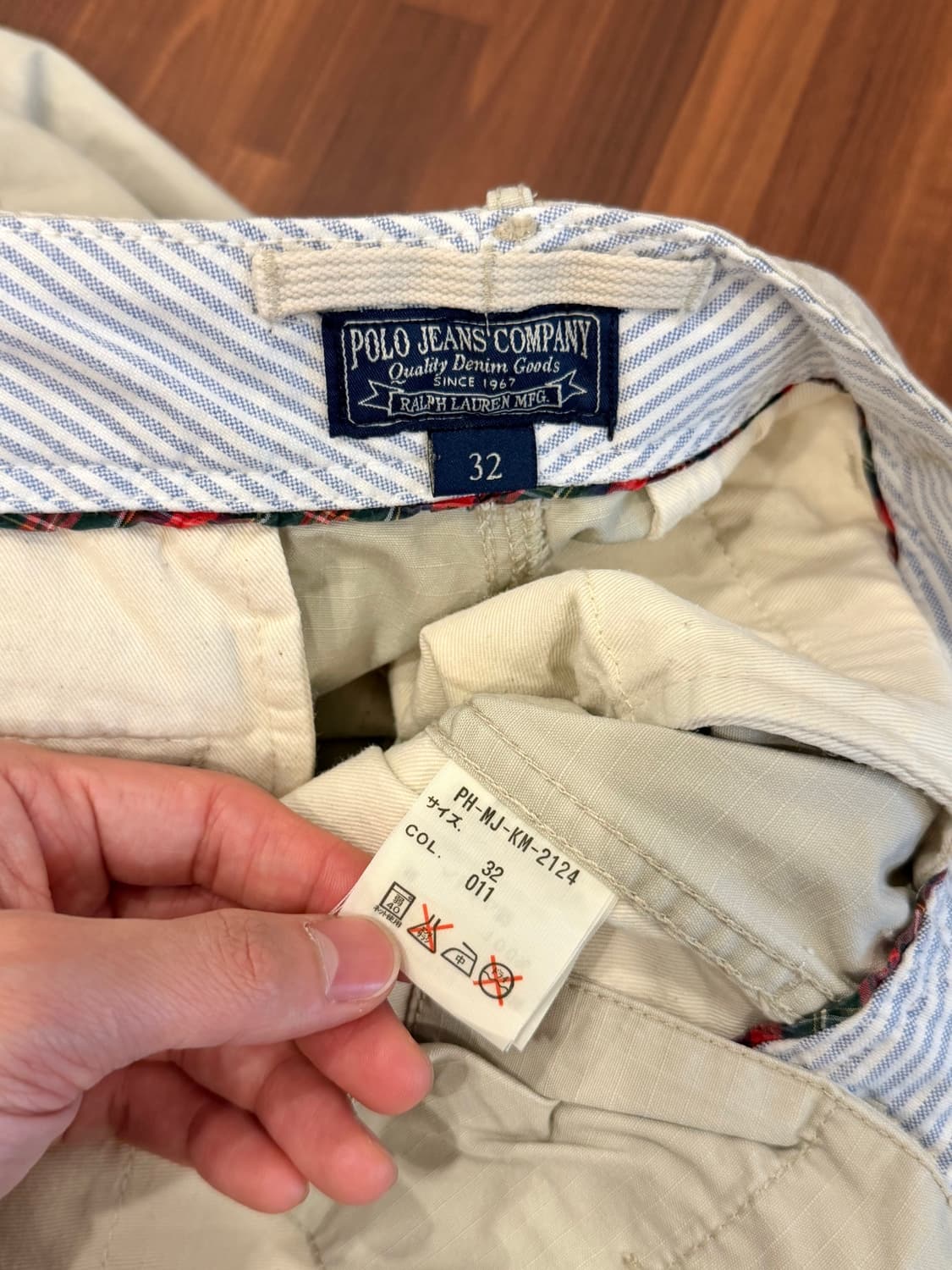 90-00s Polo Jeans 폴로 진스 밀리터리 카고 립스탑 쇼츠 상품이미지10