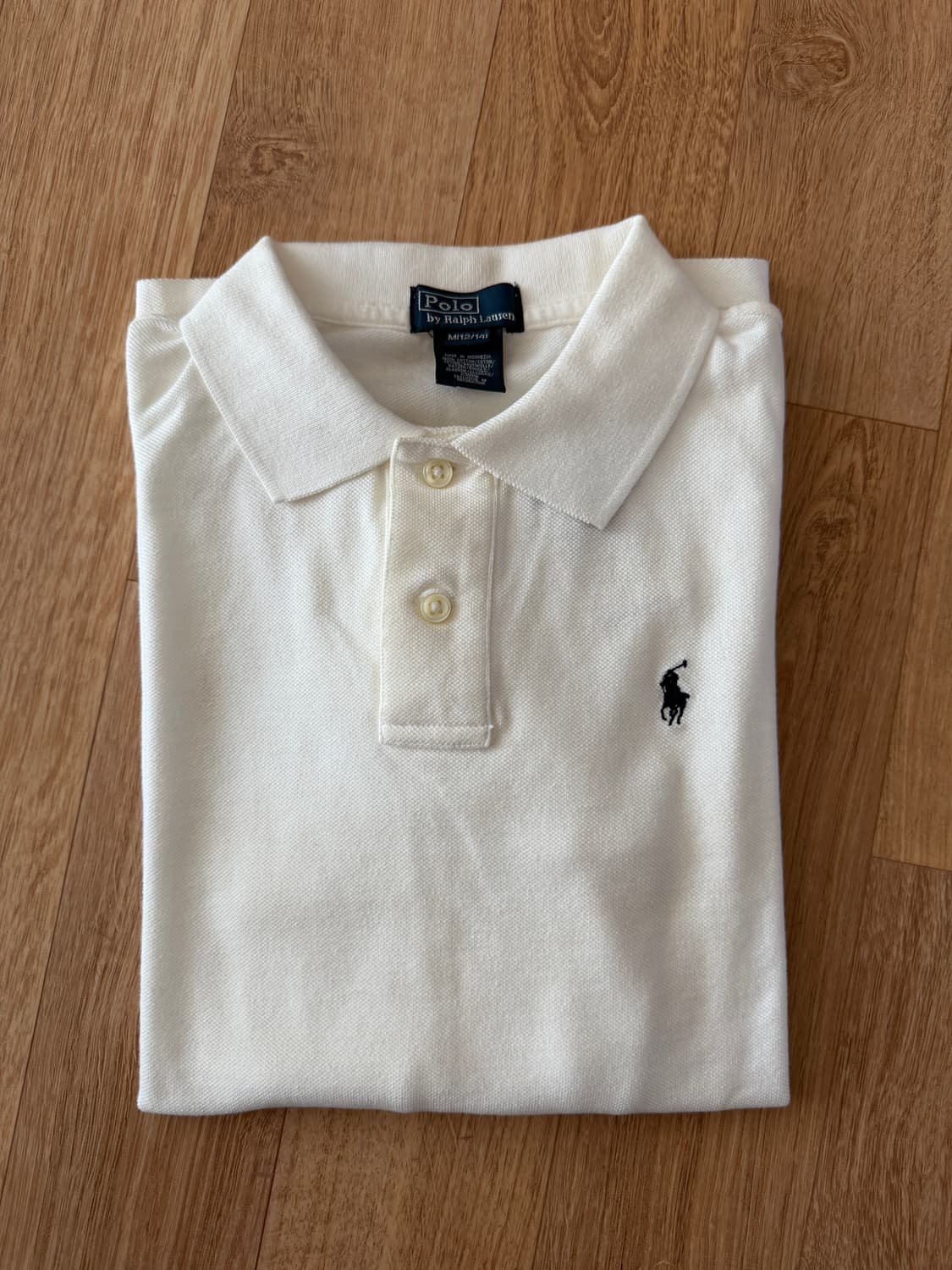 폴로 랄프로렌 보이즈 긴팔 카라티 M(12-14) 상품이미지3