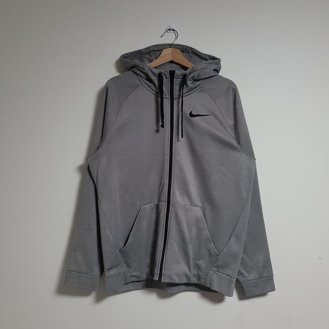 (L) NIKE 나이키 드라이핏 후드집업 그레이 상품이미지1