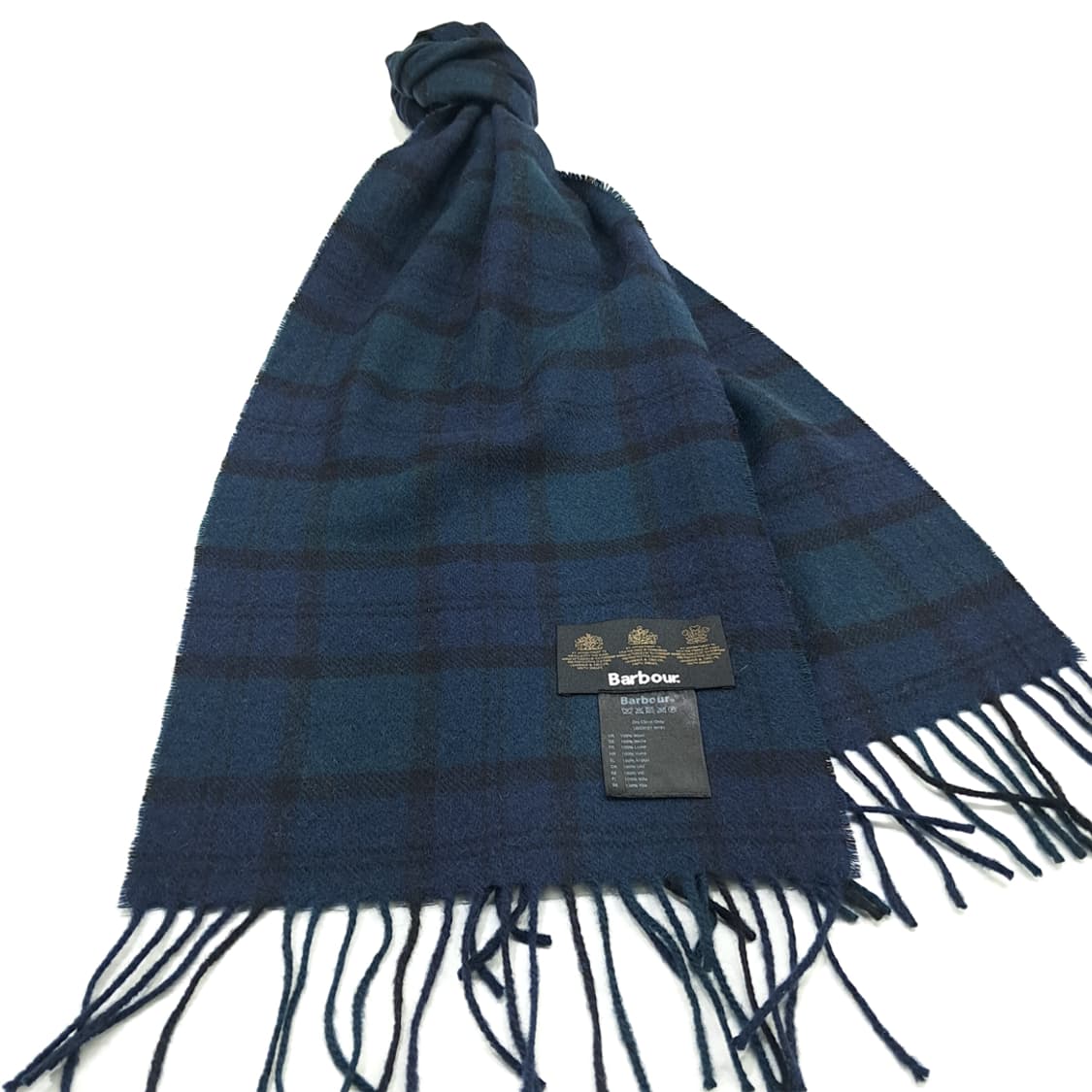 MX157 바버 블랙워치 램스울 목도리 머플러 상품이미지2