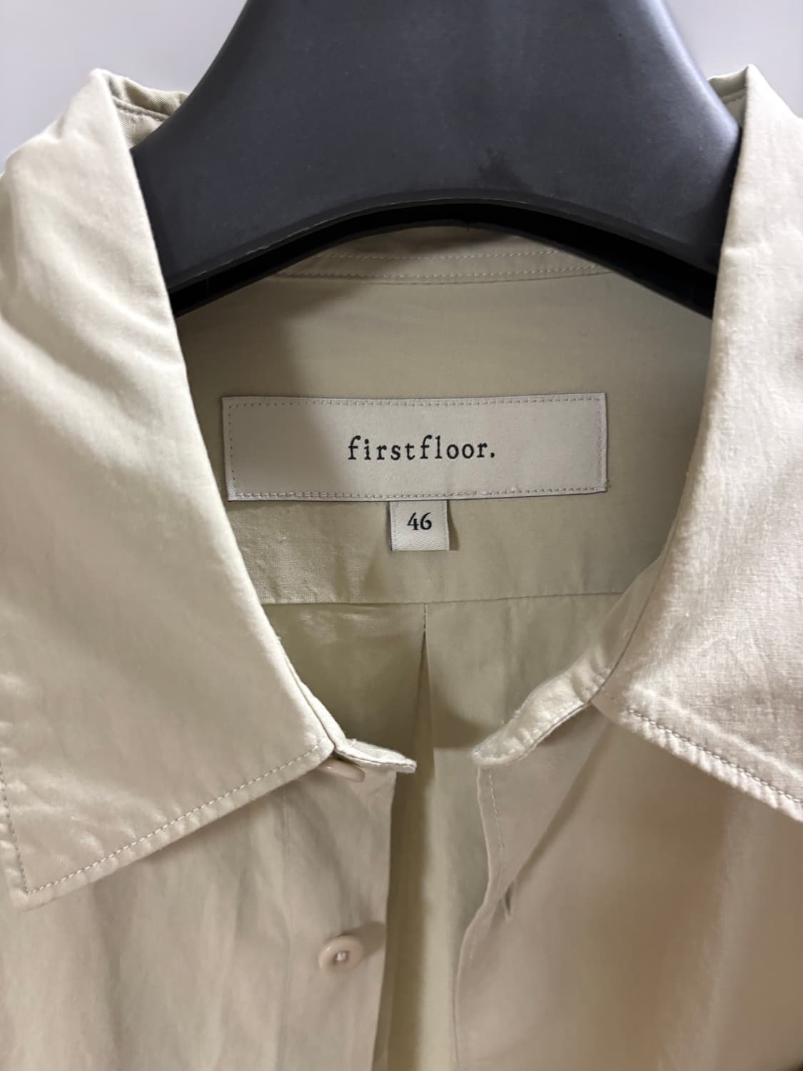 퍼스트플로어 새커셔츠 모스 그레이 46 상품이미지3