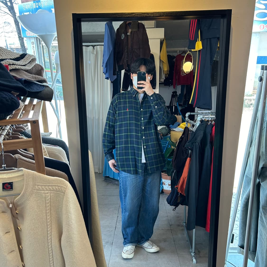 L) 폴로 랄프로렌 클래식 플란넬 체크 셔츠 상품이미지2