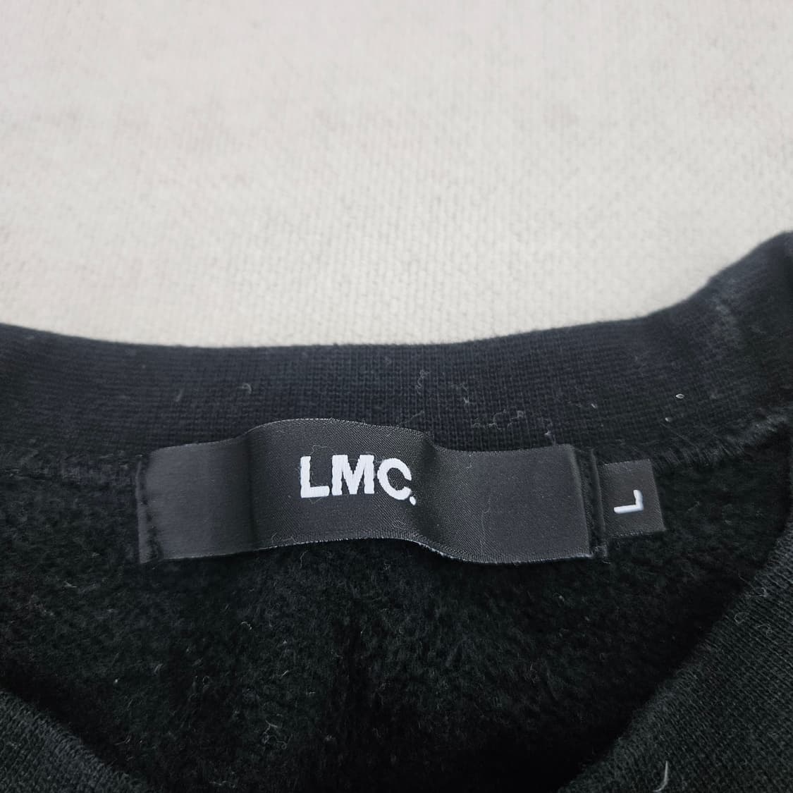 L LMC 빅로고 블랙 맨투맨 0611Y 상품이미지3