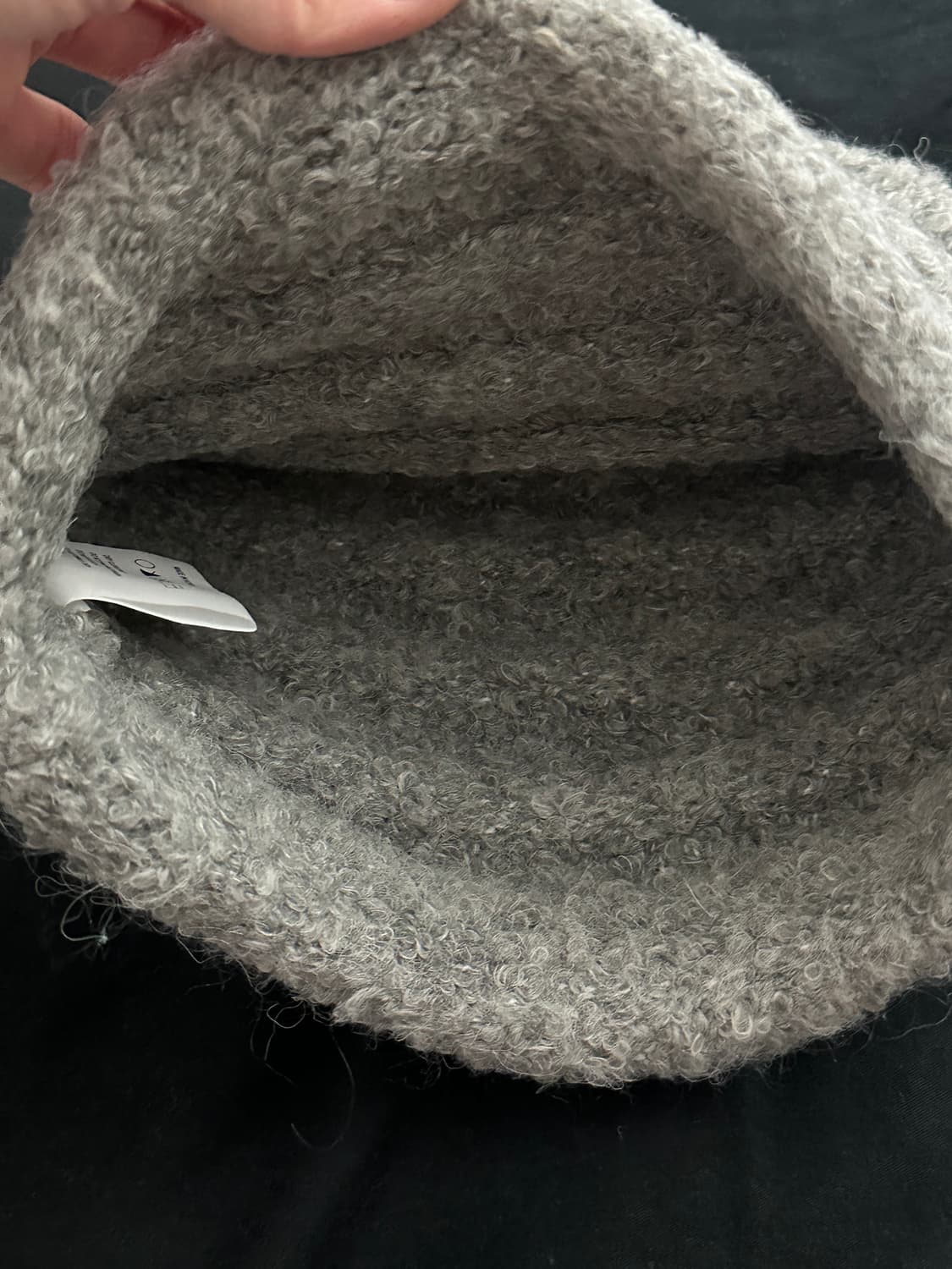 open yy 오픈와이와이 부클 롤드 비니 상품이미지3