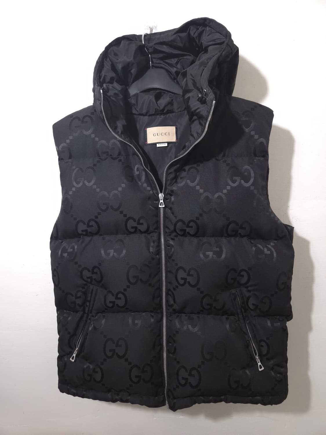[새상품급] 구찌 풀 모노그램 패딩 조끼 46 Size 상품이미지1