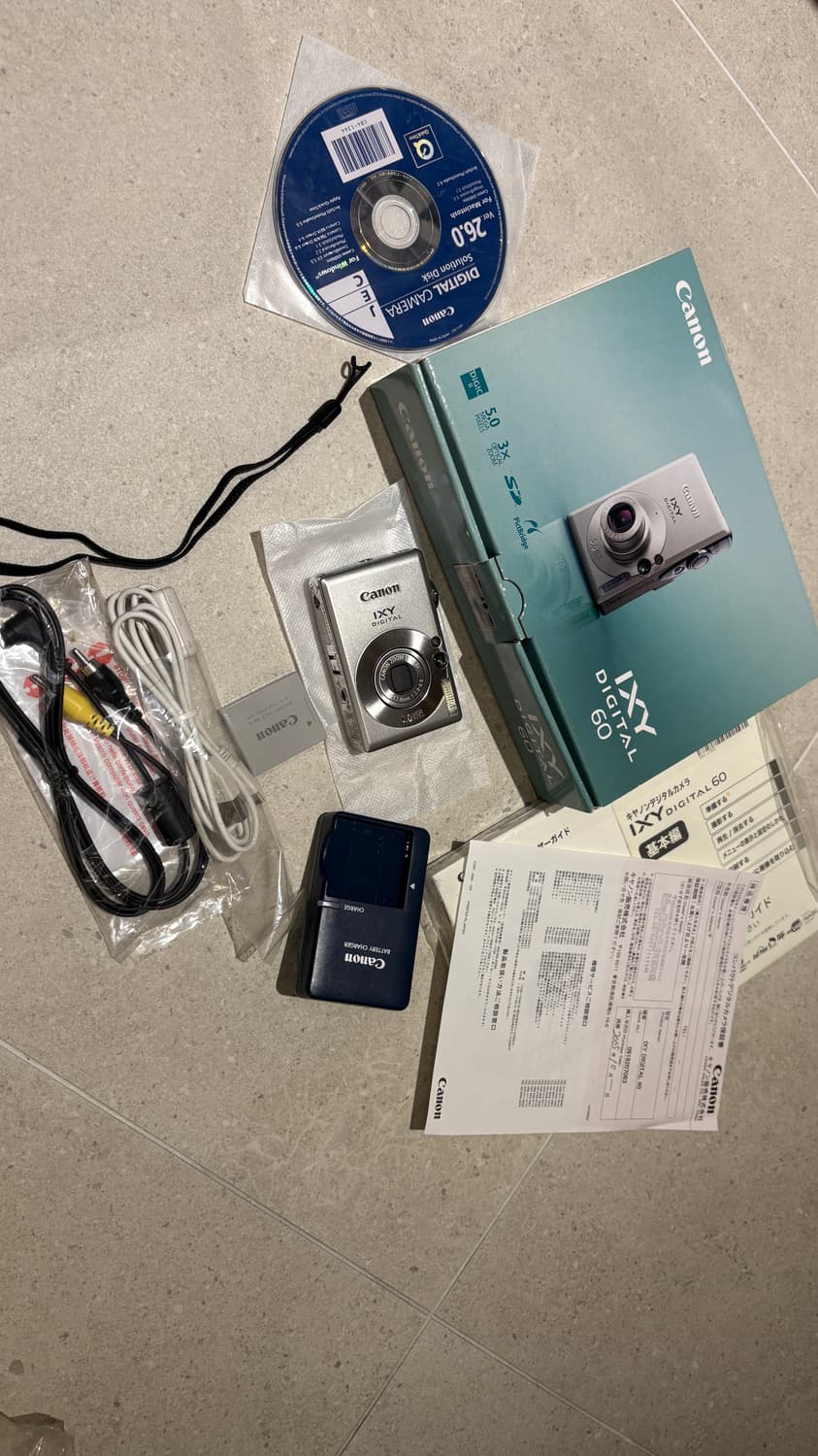 캐논 익시 IXY Digital 60(익서스55) 빈티지 디카  상품이미지1
