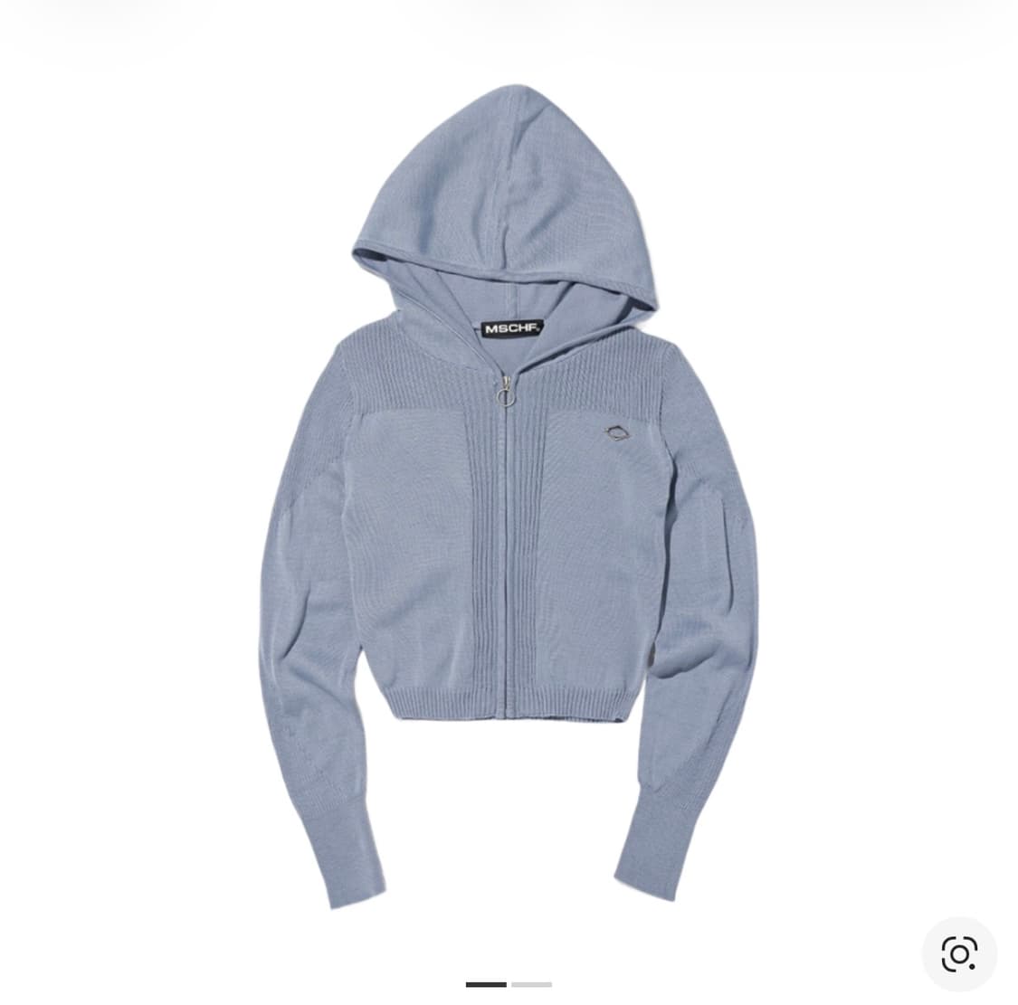 mschf 미스치프 롬버스 니티드 후드 그레이시 블루 m사이즈 상품이미지1