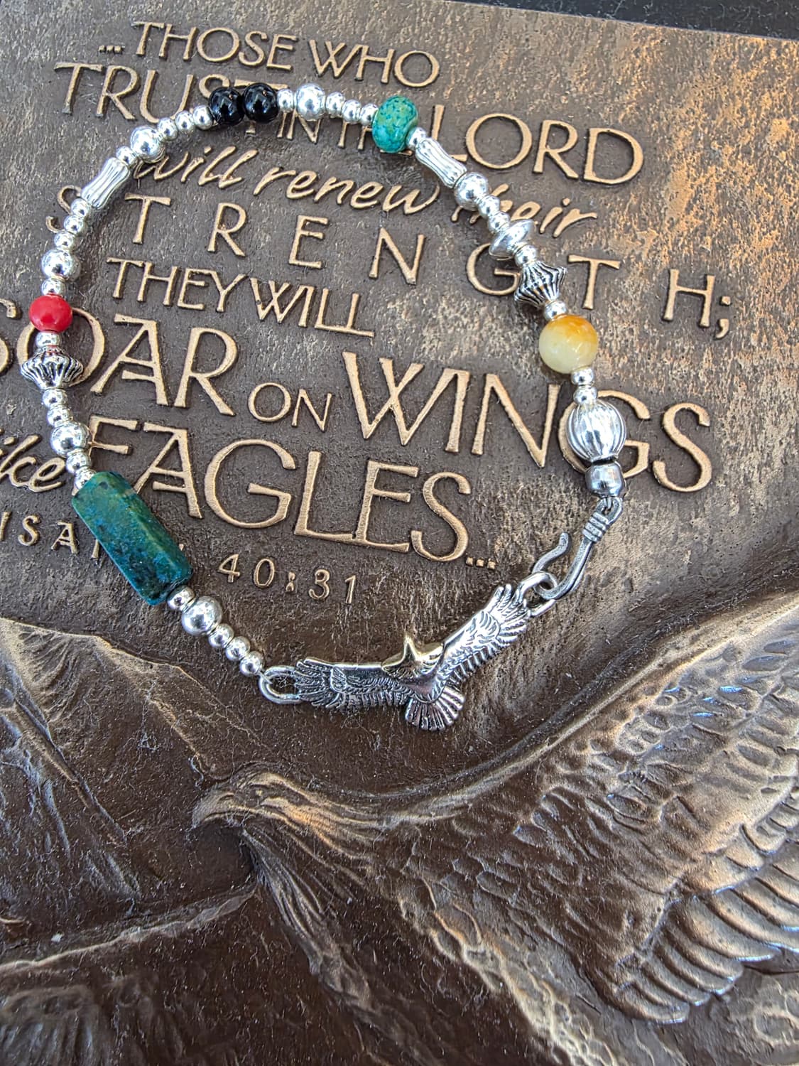 3Cross silver egle Navaho totem bracelet 상품이미지5