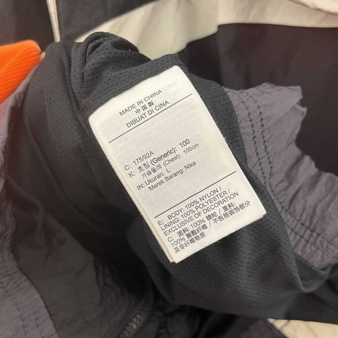 나이키 빈티지 스트릿 힙합 빅스우시 바람막이 자켓 L C10194 상품이미지6