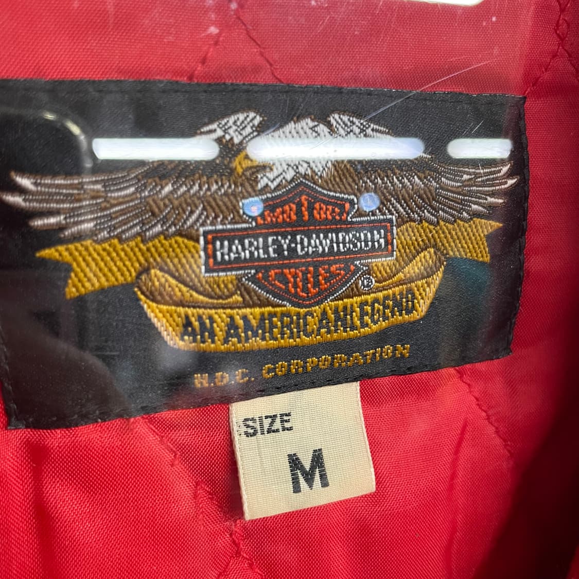 90s 할리 데이비슨 플레임 울 숏자켓 상품이미지10
