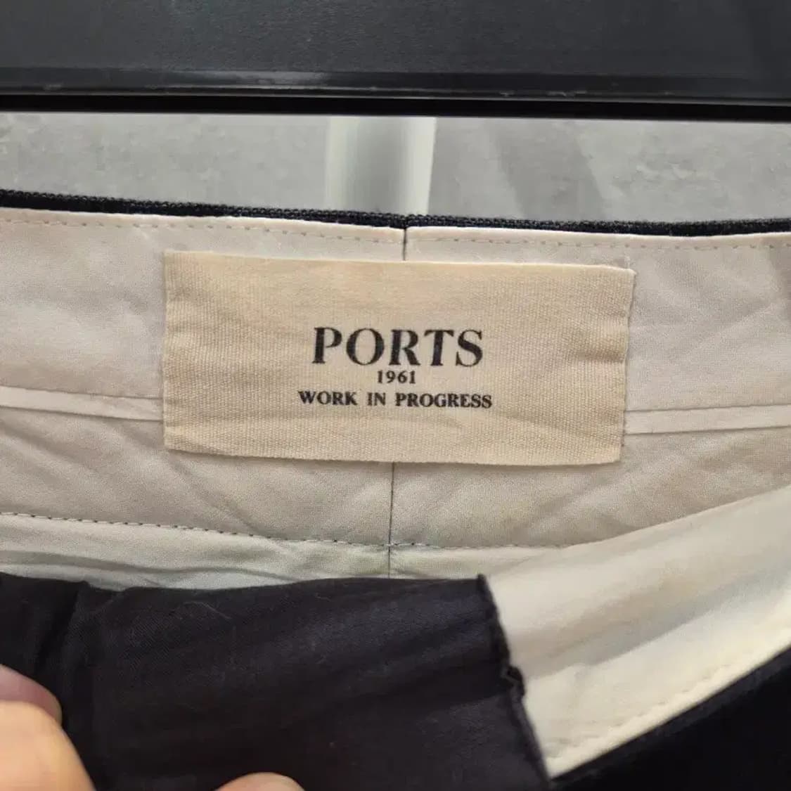 PORTS 1961 블랙 슬랙스 40사이즈 상품이미지5