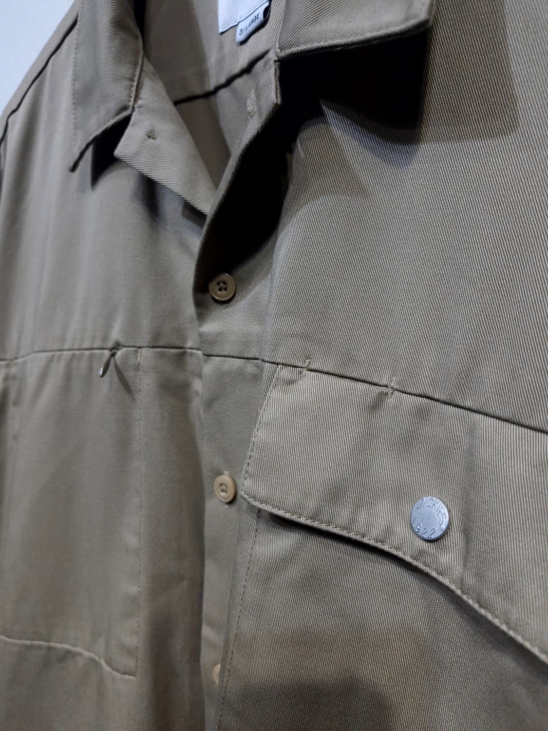 리베레 x 디키즈(LIBERE x Dickies)플러스 워크 셔츠 베이지 상품이미지4