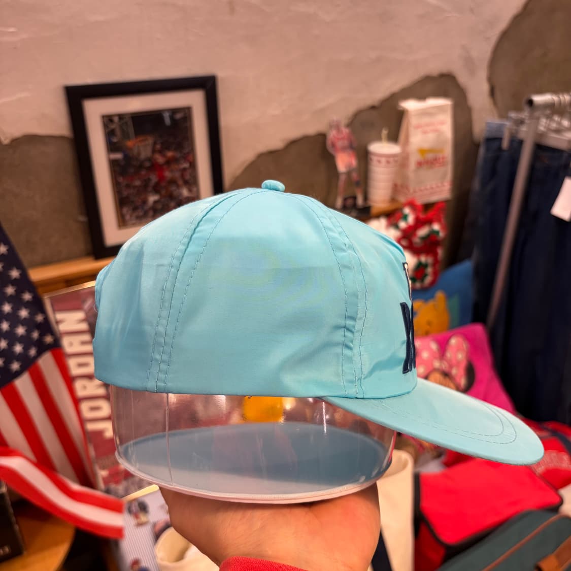 90s USA 빈티지 MLB 캔자스시티 로얄스 트러커 볼캡 모자  상품이미지5