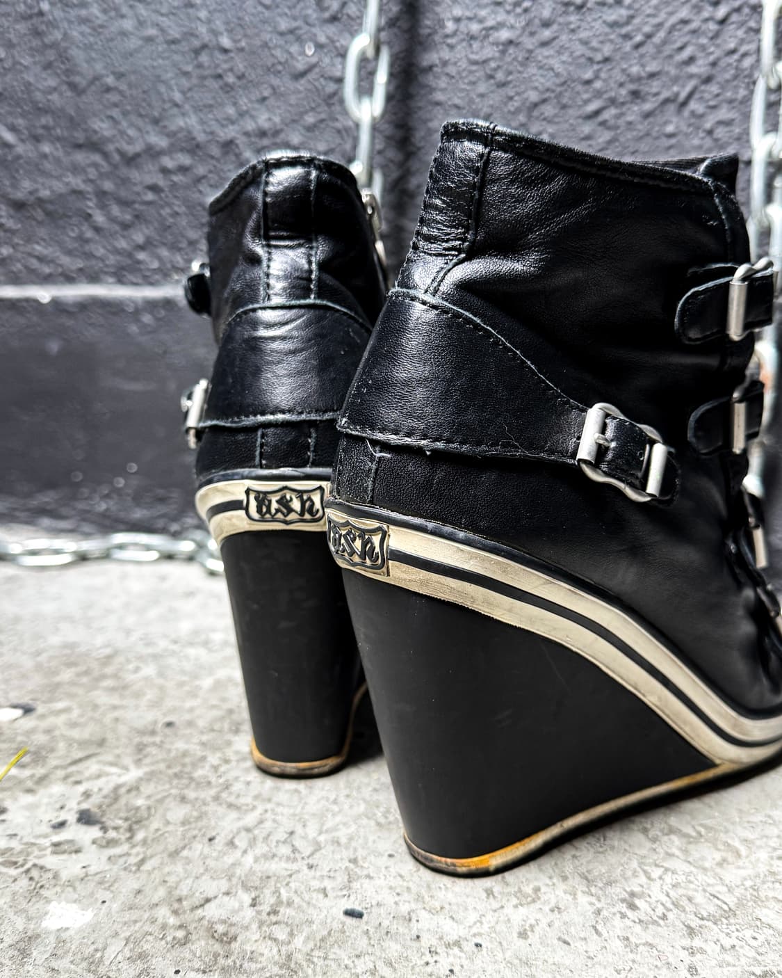 ASH – Buckle Strap Wedge Sneakers Heel  상품이미지9