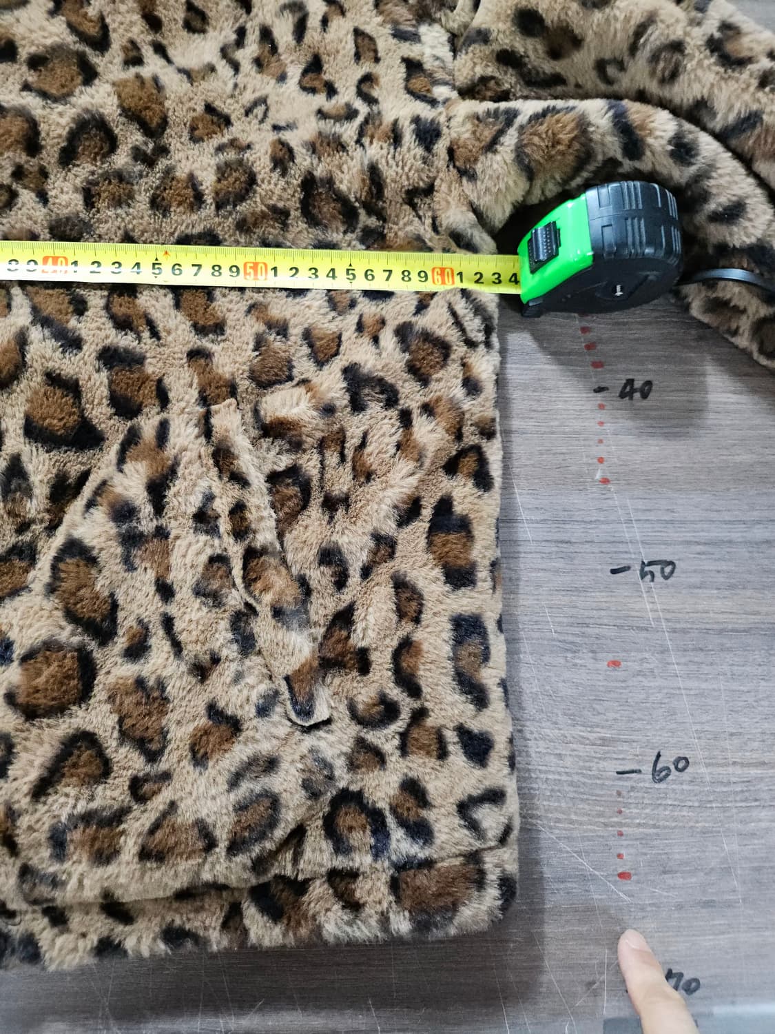 여성 빈티지 레오파드 호피 후리스 자켓  free 상품이미지4