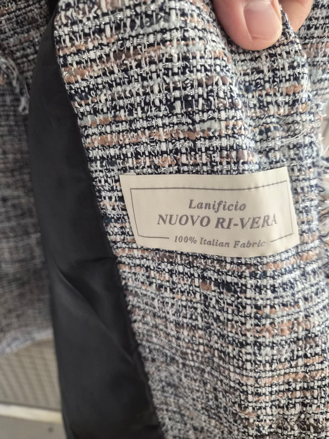 55) 칼 라거펠트 트위드 자켓 팝니다 상품이미지5