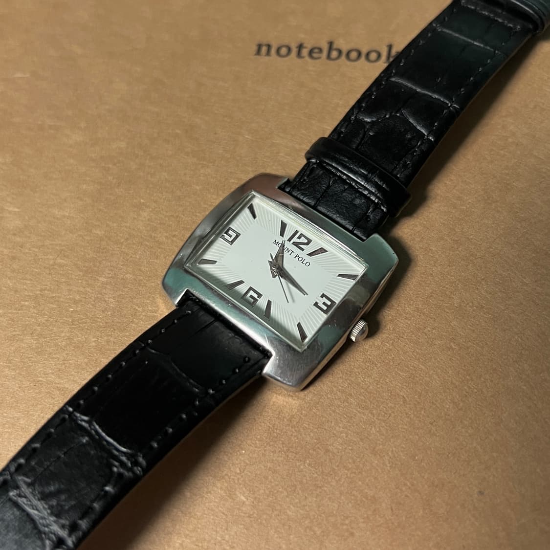 MOUNT POLO black leather watch 상품이미지8