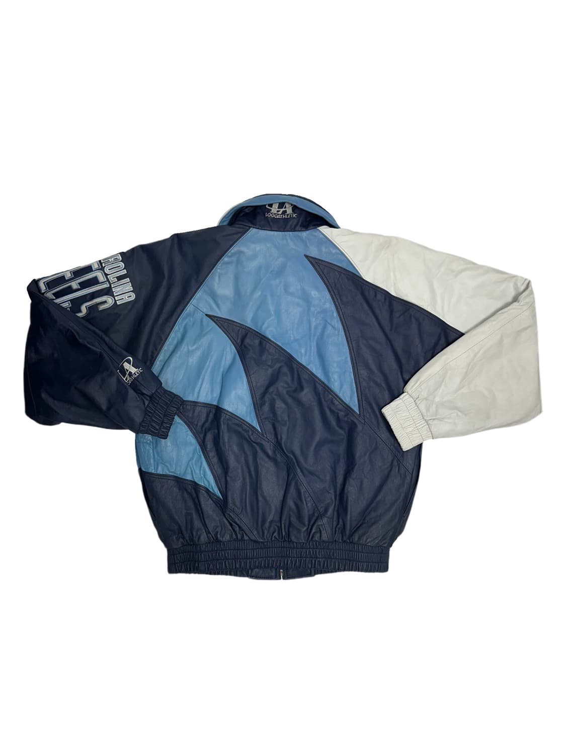 Logo Athletic 90s shark tooth 가죽 바시티자켓 상품이미지9