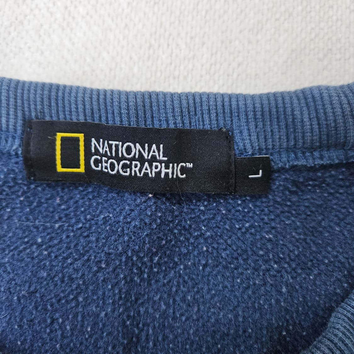 L 네셔널지오그래픽 빅로고 맨투맨 0312Y 상품이미지3