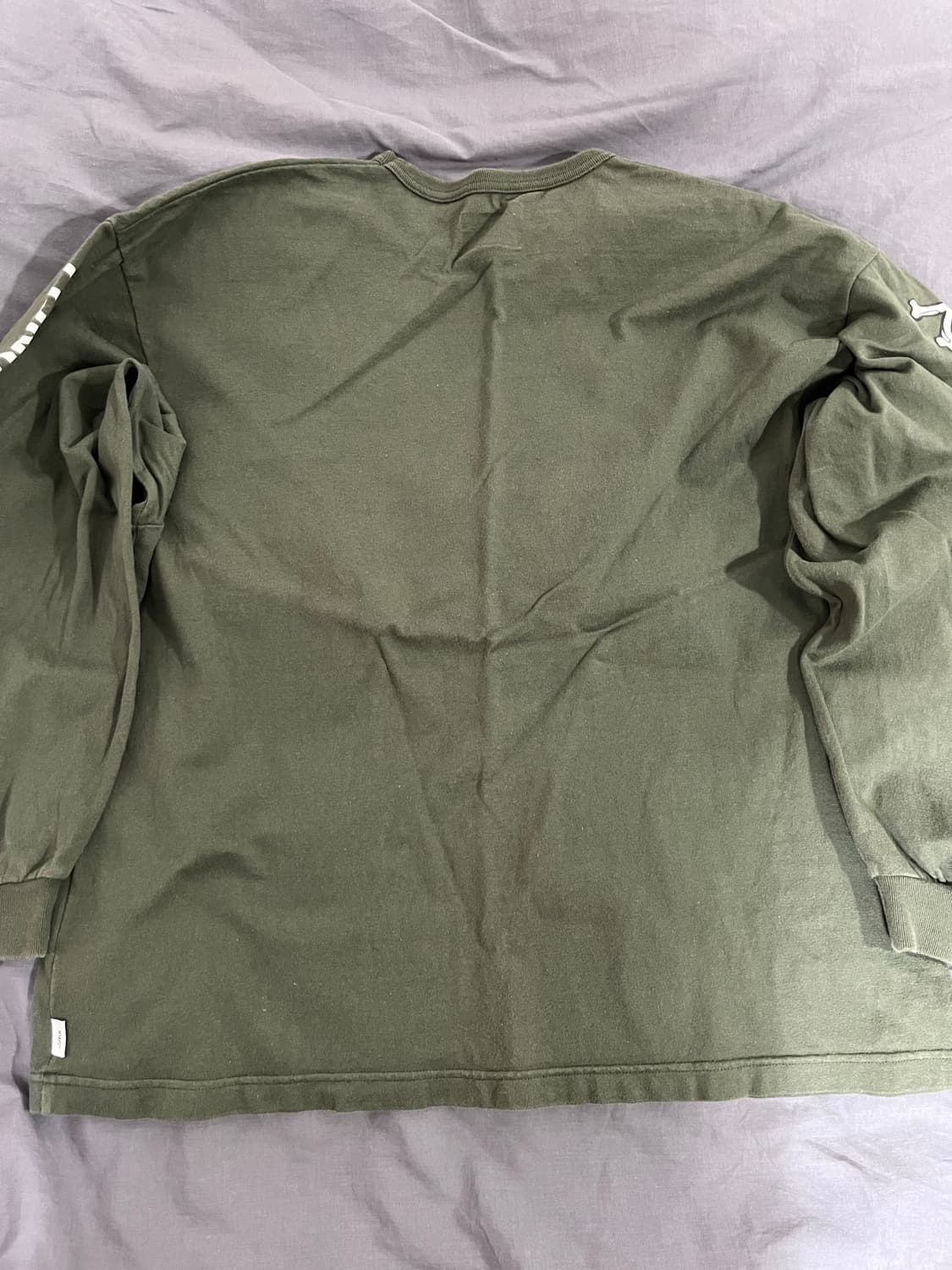 더블탭스 22AW LXLXW 롱슬리브 티셔츠 올리브 드랩 02 상품이미지8