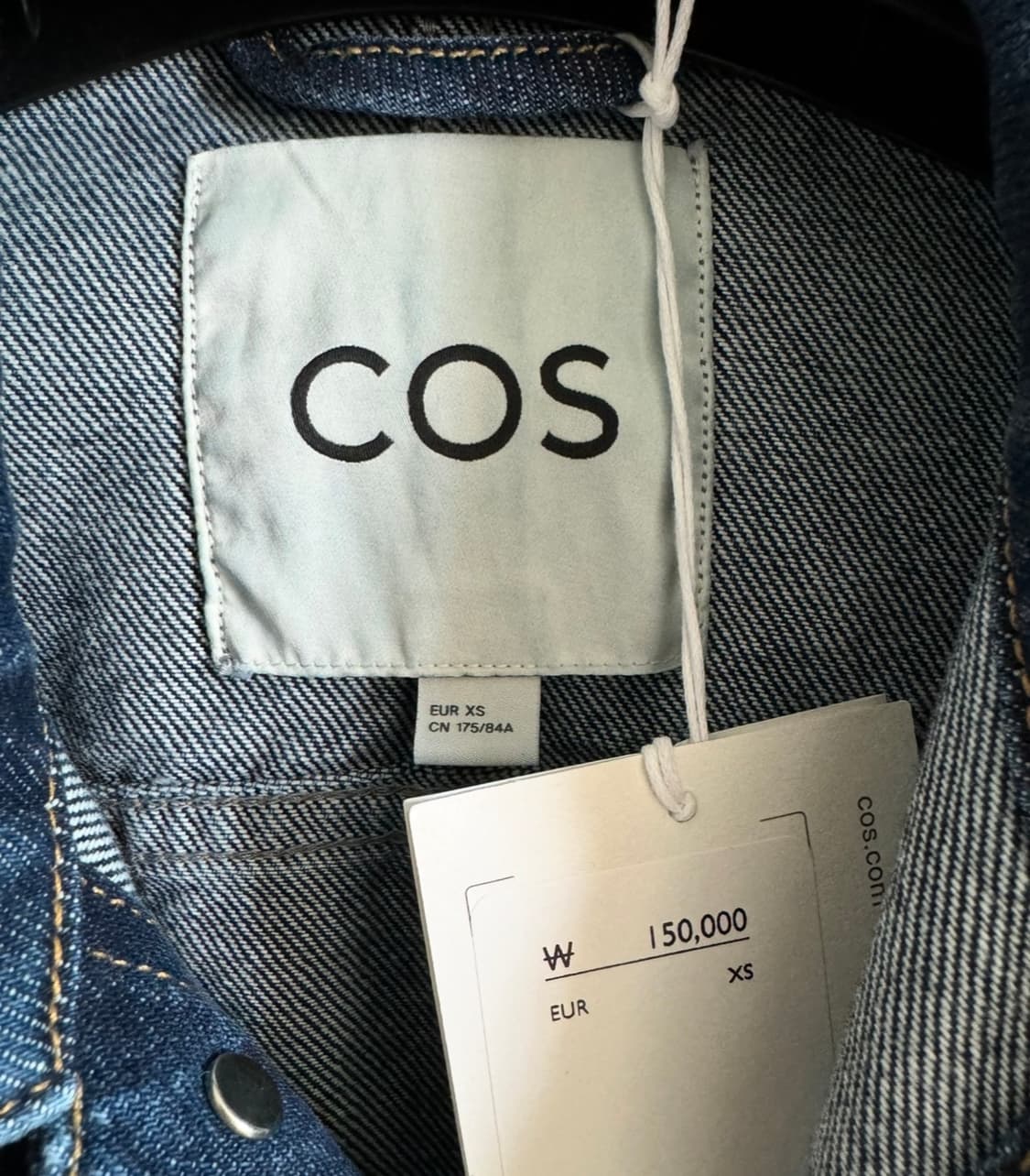 Cos 남성 청자켓 새상품 미착용 상품이미지3