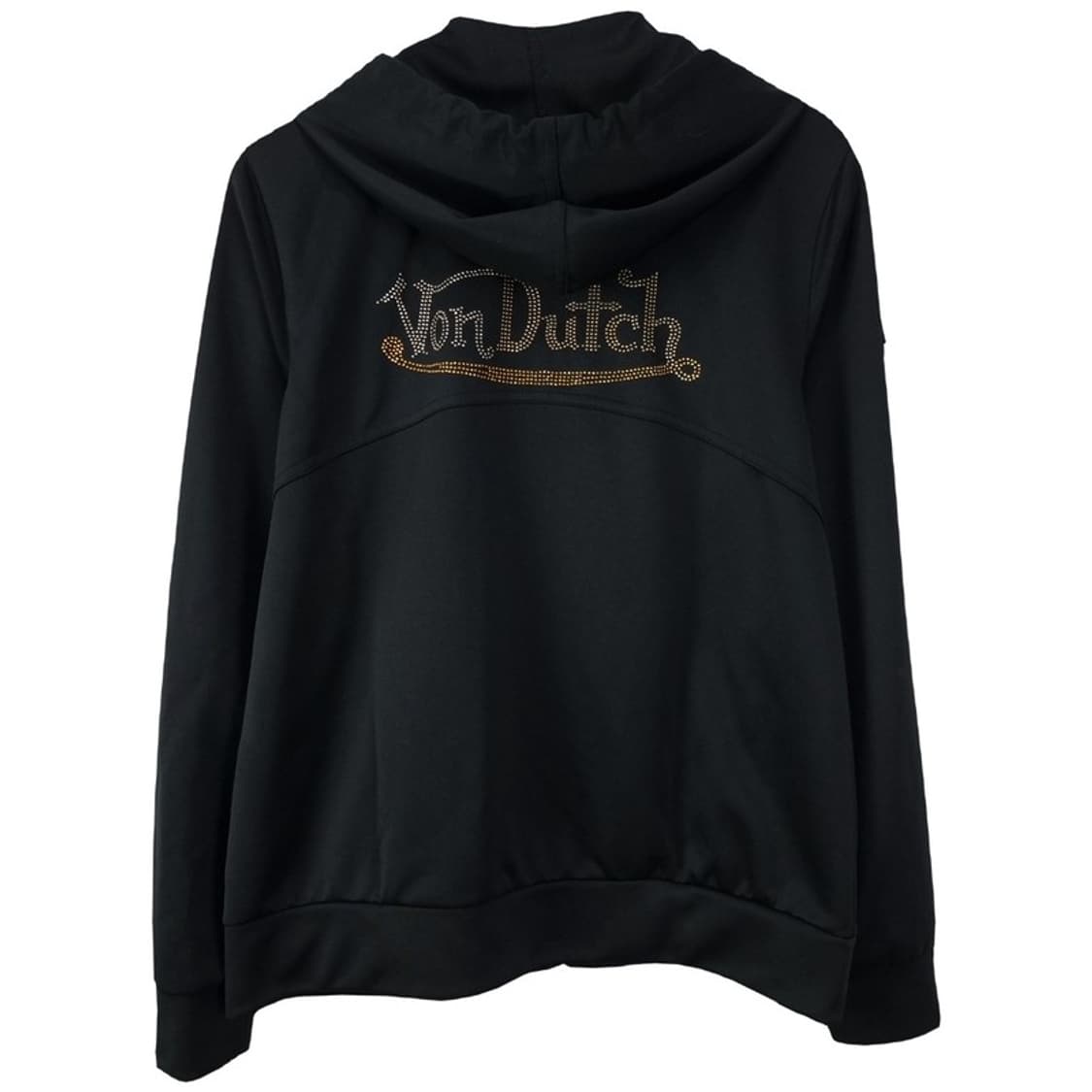 [본더치] Y2K 빈티지 비즈 로고 후드 집업 블랙 M19674 상품이미지3