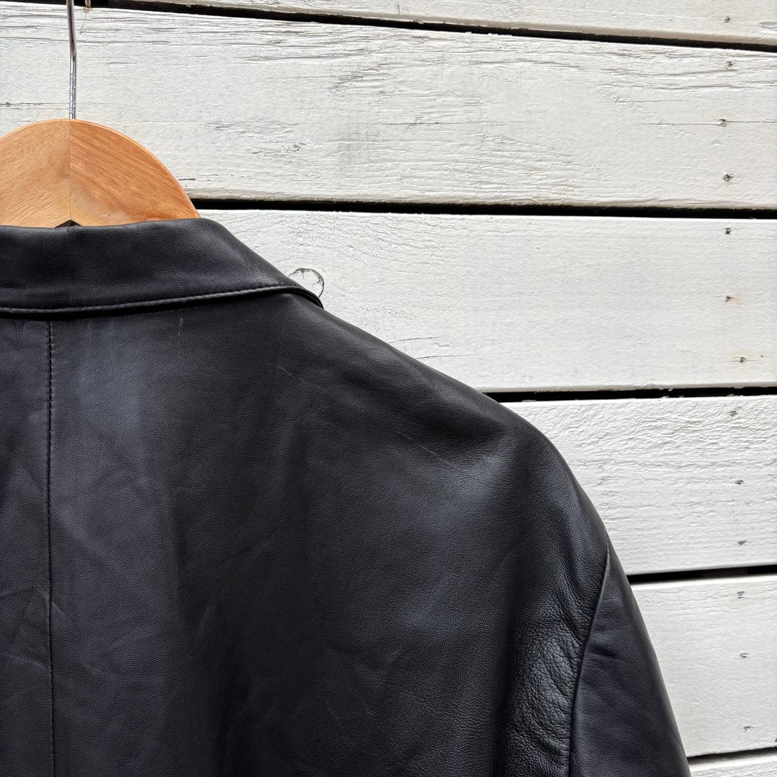 Vintage 빈티지 레더 가죽 블레이저 자켓 상품이미지7