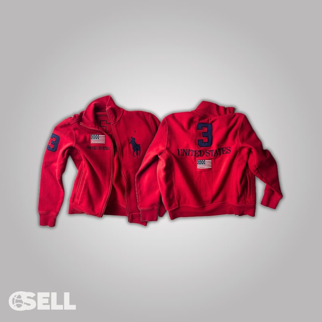 폴로 빅포니 성조기 집업 상품이미지3