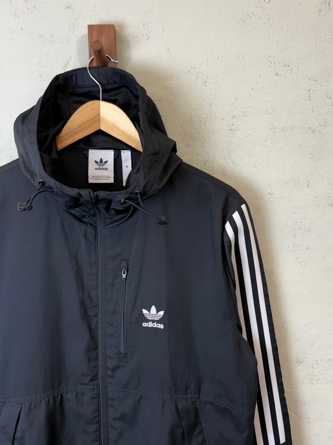 아디다스 락업 윈드브레이커 블랙 바람막이 상품이미지2