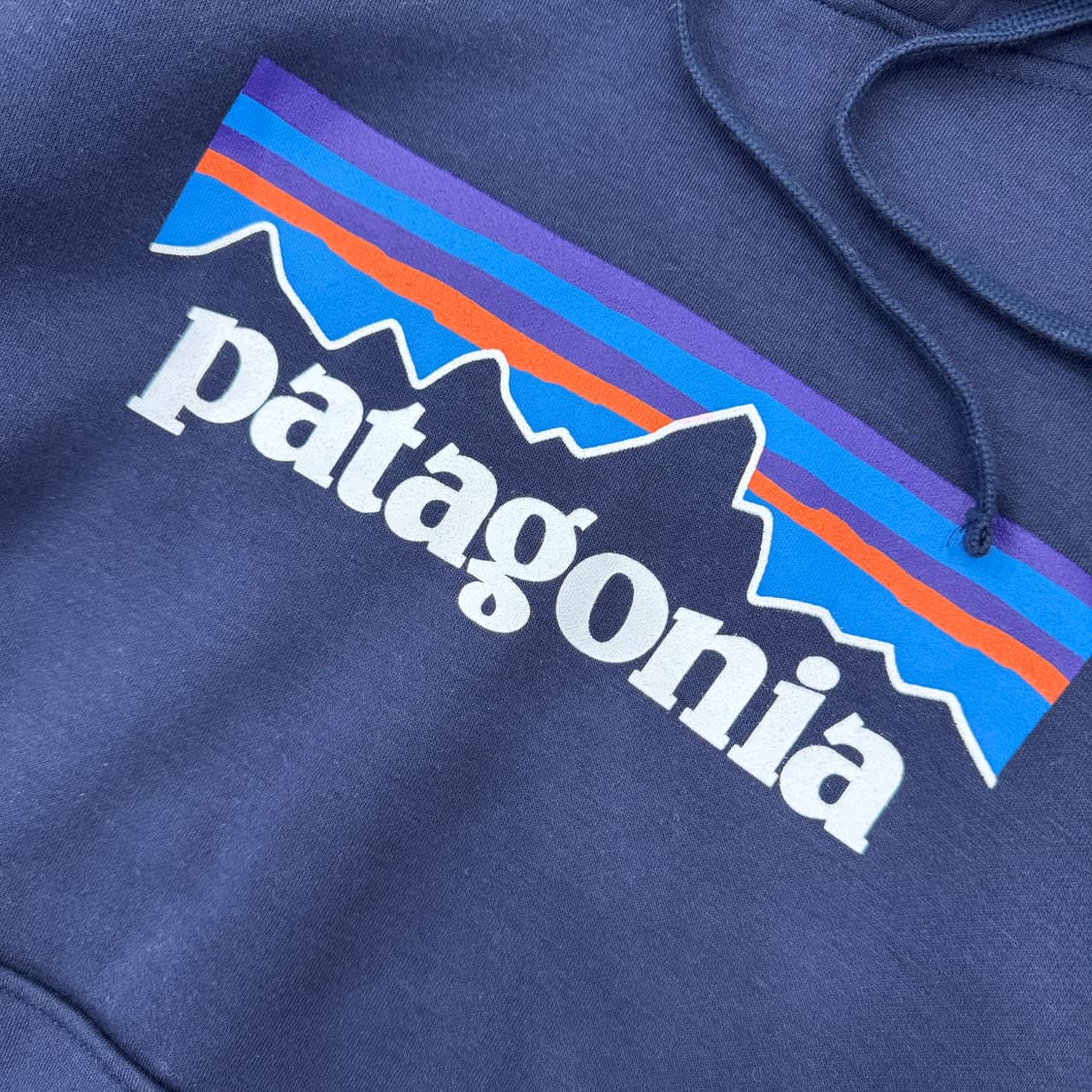 XS(90) 파타고니아 빅로고 기모 후드 티셔츠  상품이미지3
