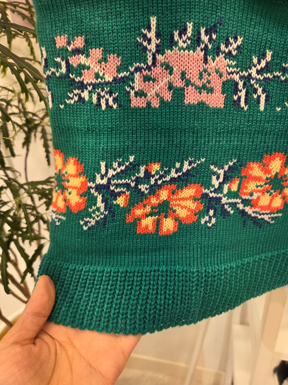 런던플라워 니트 뷔스티에 조끼 상품이미지4