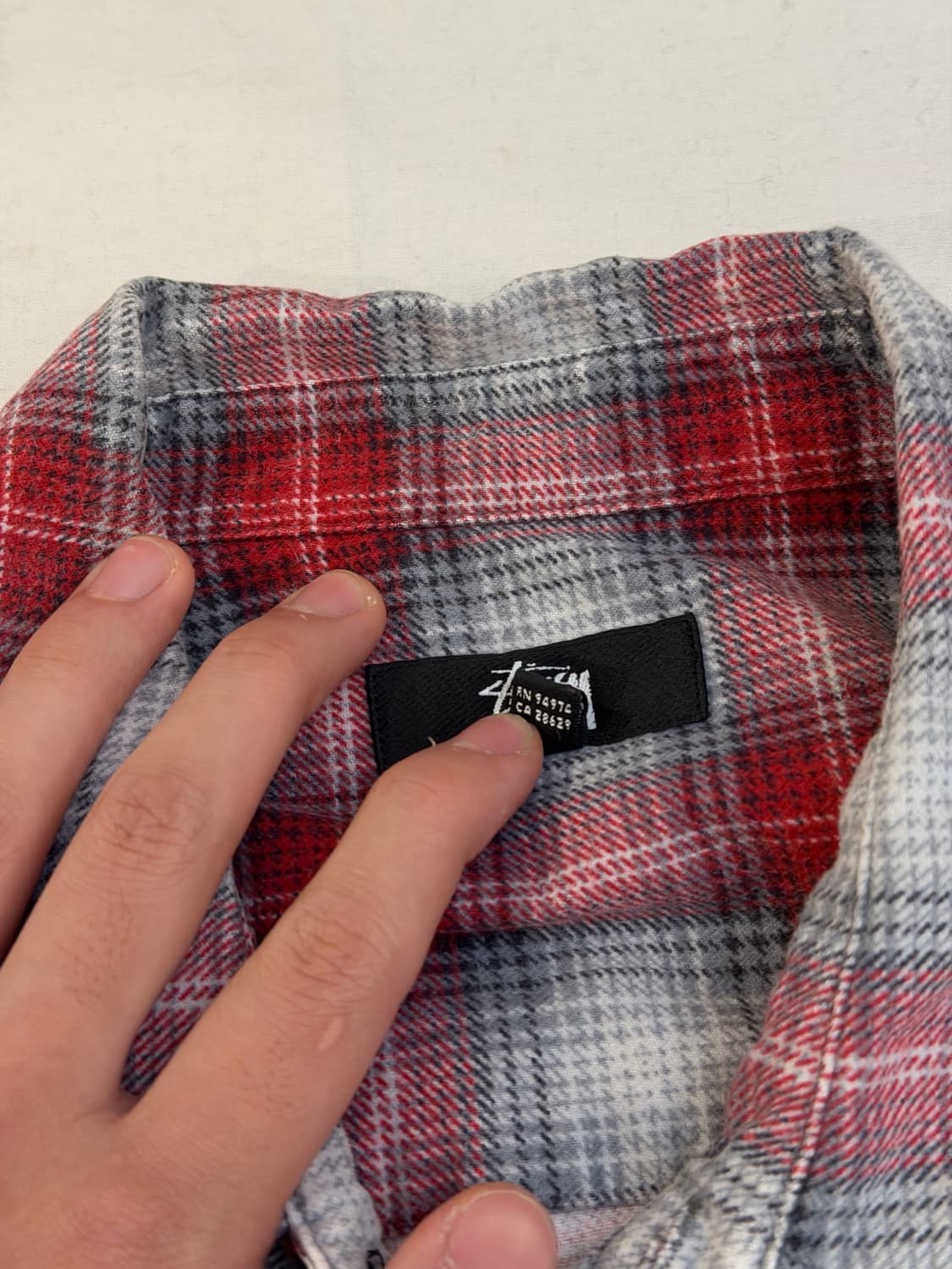 스투시 덱스 프린트 플란넬 체크셔츠 상품이미지5