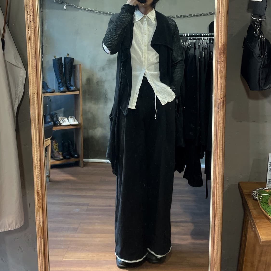 마스나다 엘보우 컷아웃 가디건 상품이미지2