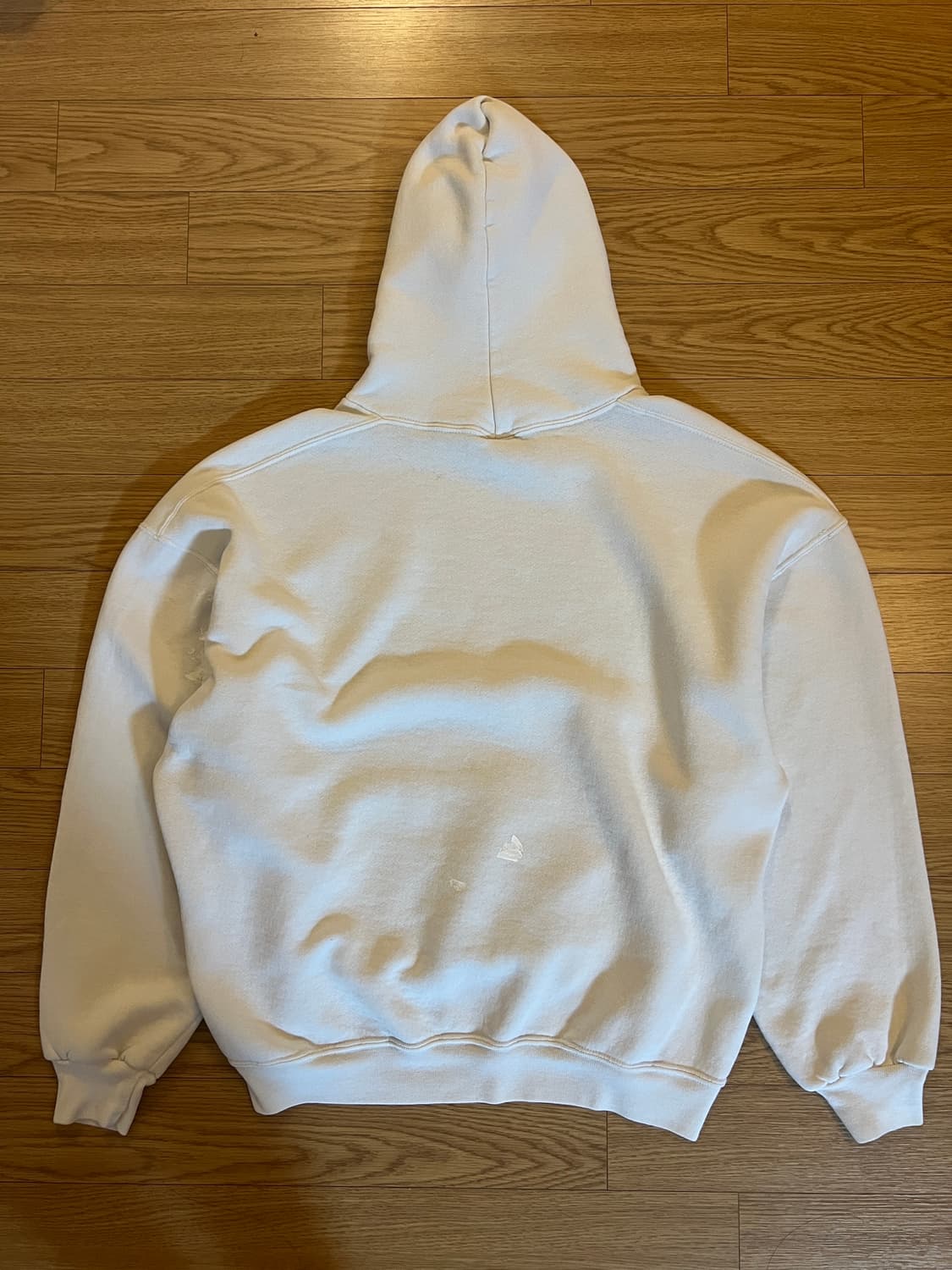 90s 러셀 빈티지 후드 화이트 XXL 상품이미지4