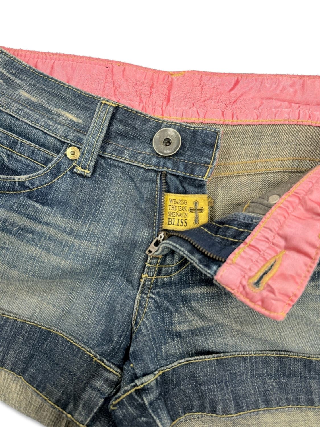 빈티지 EDWIN 갸루 로우라이즈 데님 팬츠 상품이미지4