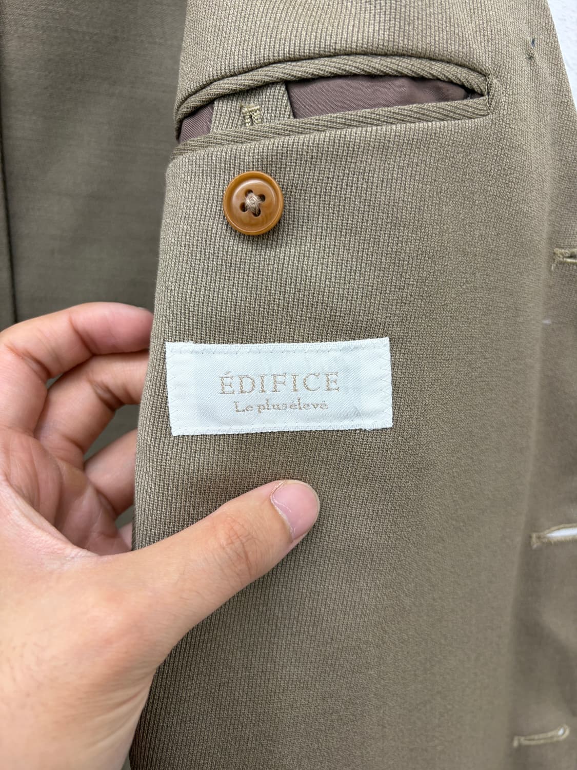 EDIFICE 울 블레이저 자켓 상품이미지4