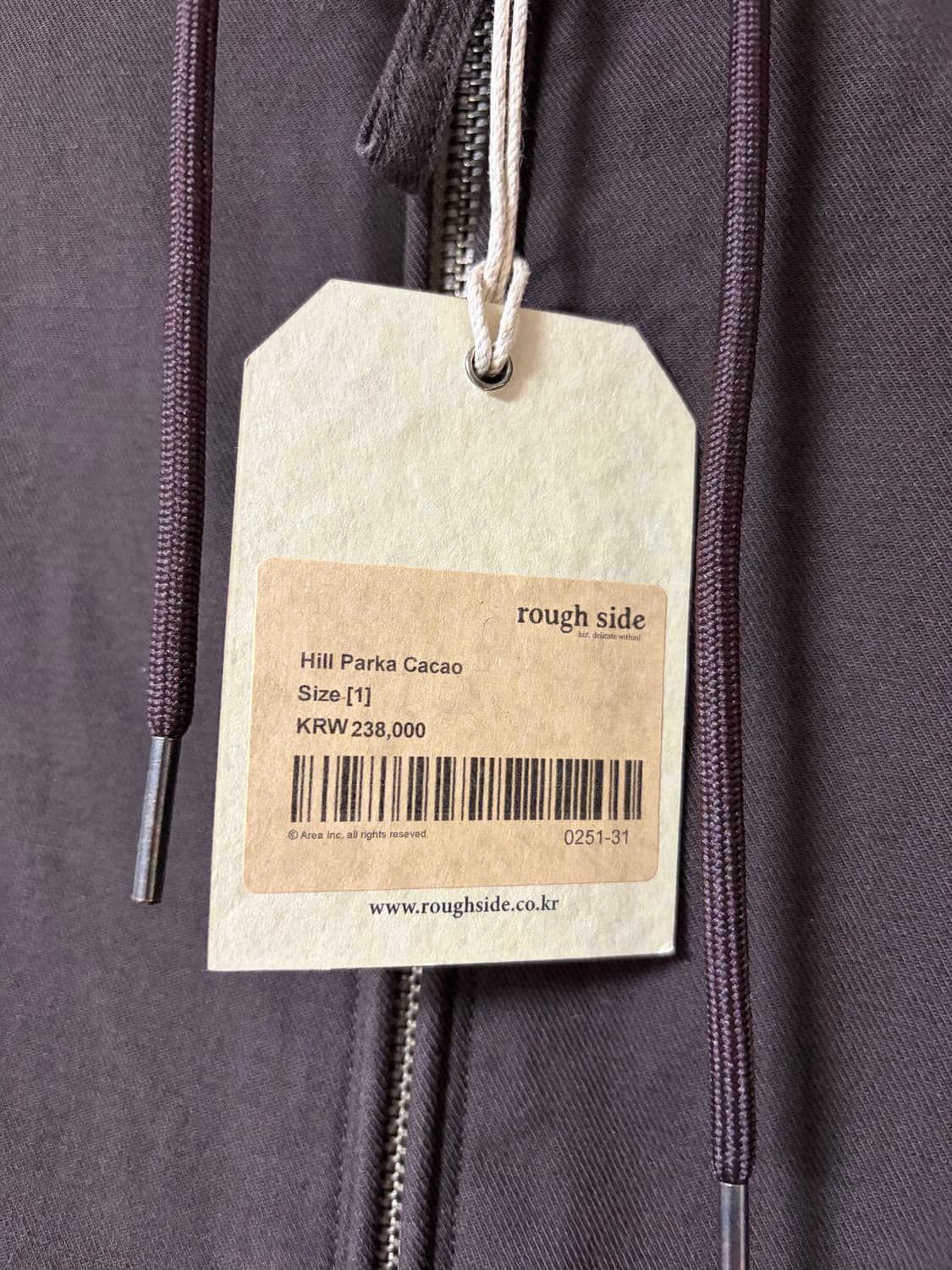 [1] 러프사이드 힐파카 카카오 상품이미지2