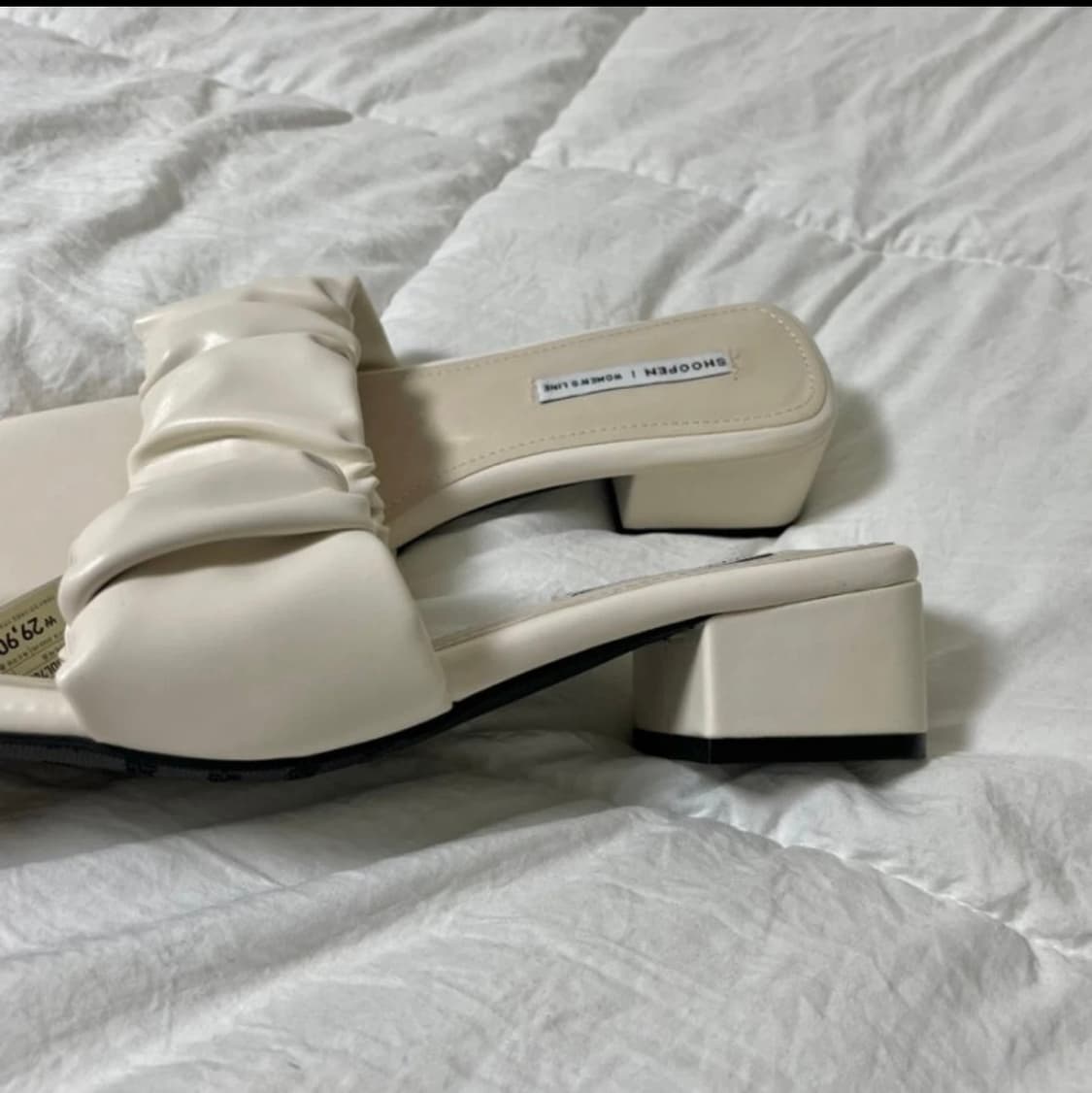 슈펜 셔링 샌들 아이보리 230 굽4cm 품절상품 상품이미지2
