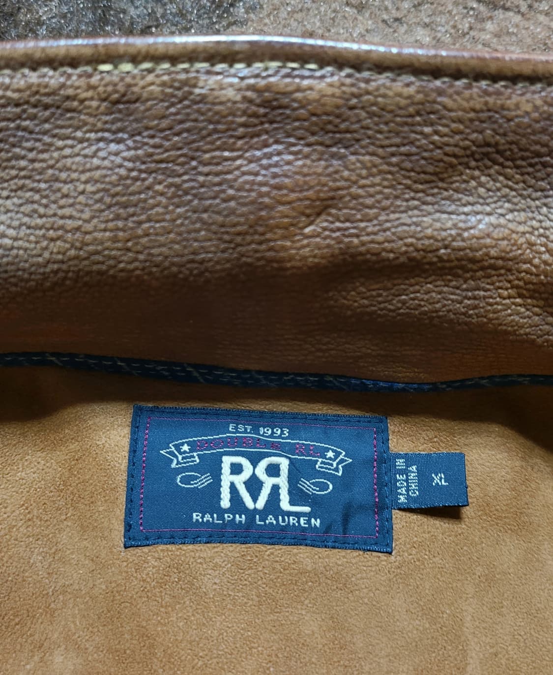 RRL 남성용 염소가죽 자켓(XL) 상품이미지5