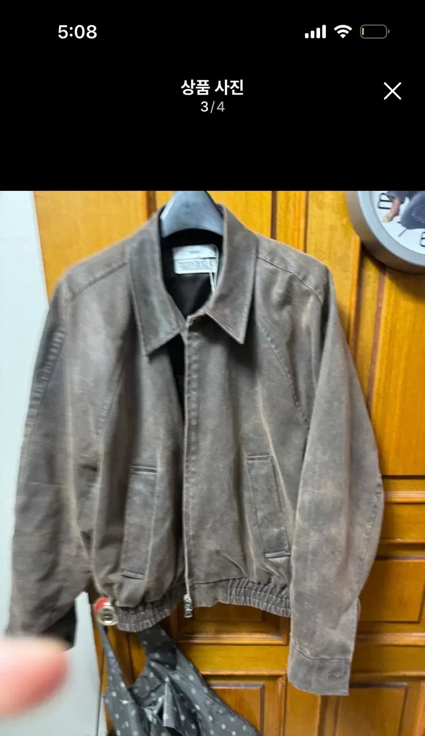 포저 비건레더 블루종 poszer 상품이미지3