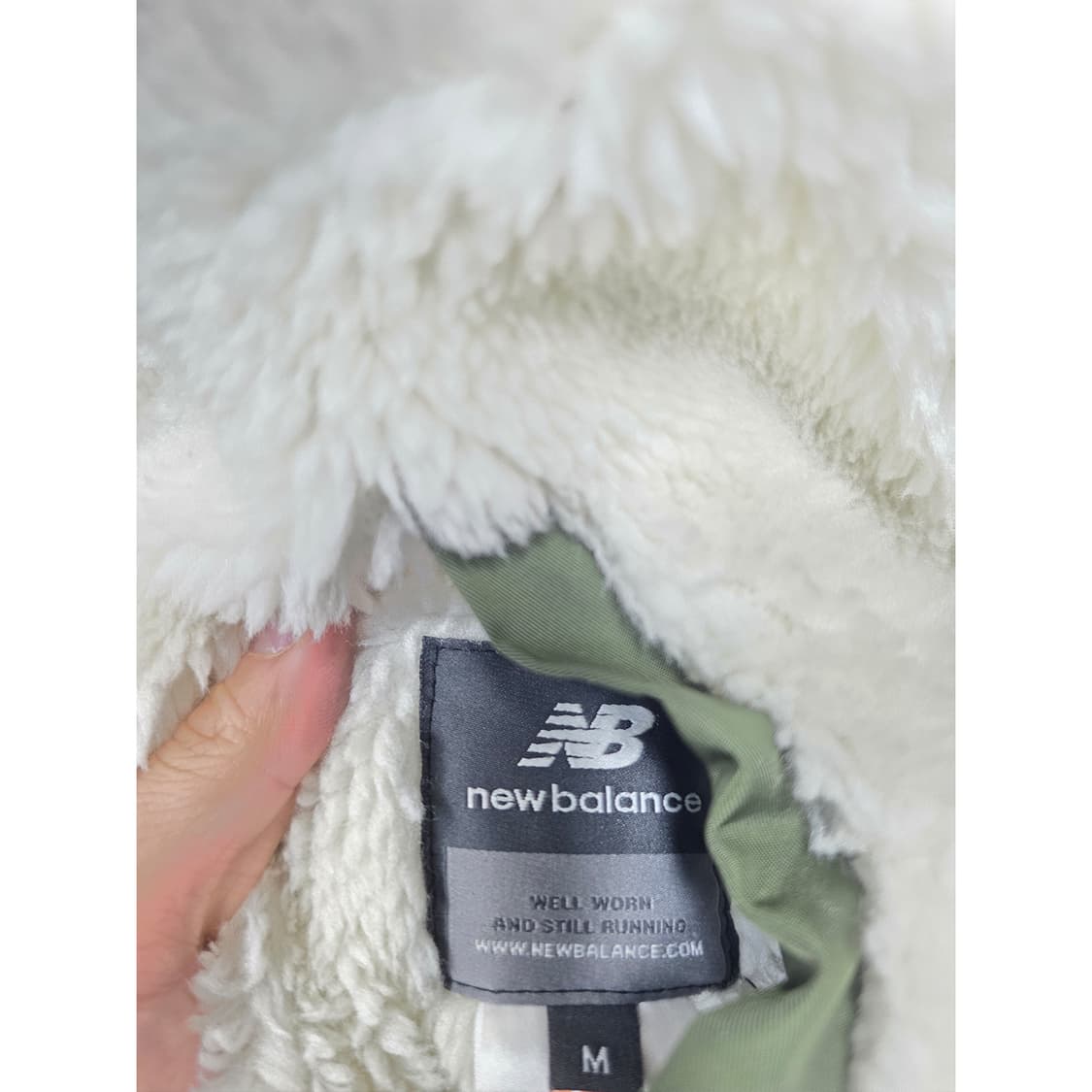 택포// 뉴발란스 양면 리버시블 후리스 플리스 M 상품이미지2