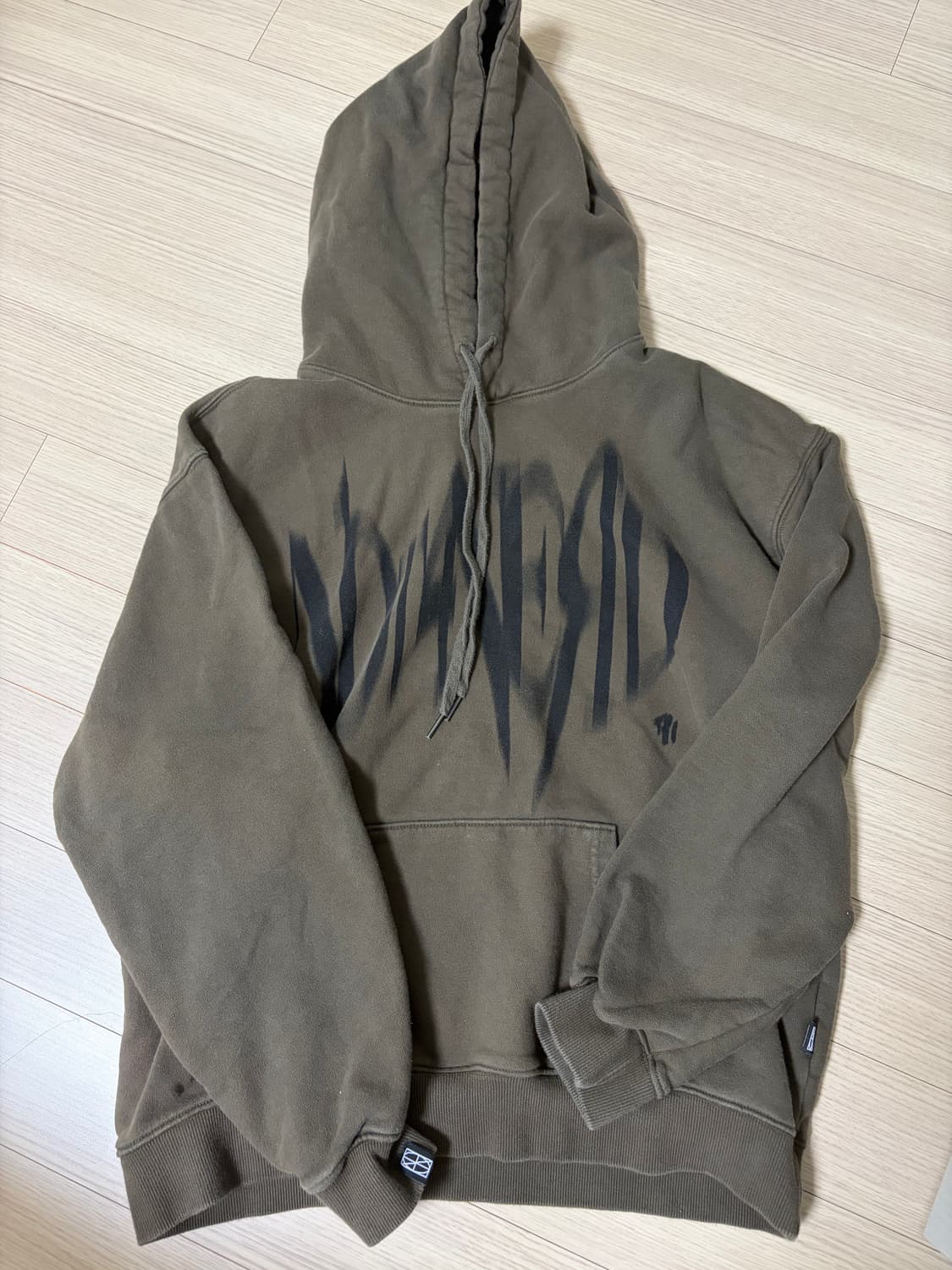 낫포너드 Thorn Logo Pullover Hood 카키 상품이미지2
