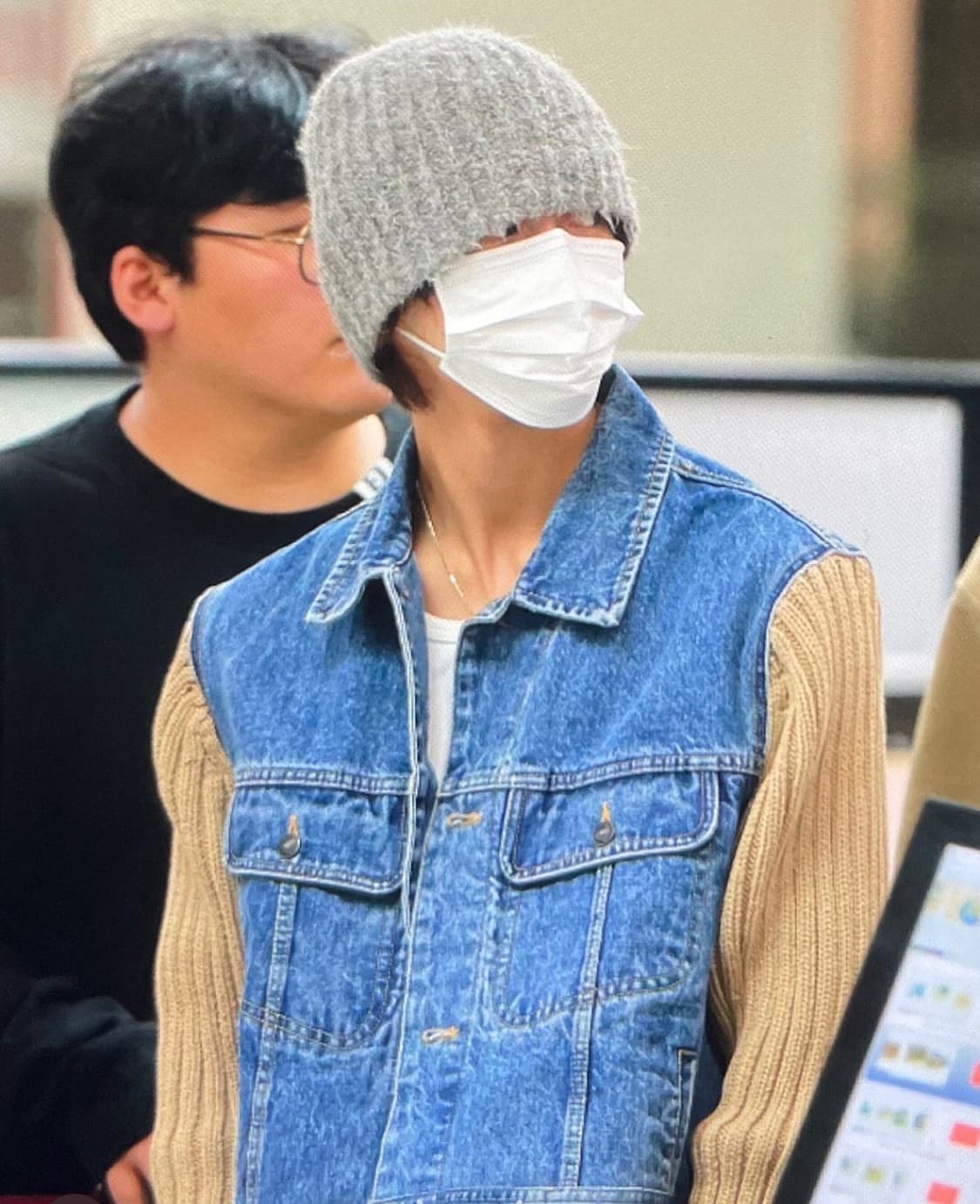 디젤 레이톤 데님앤 니트 자켓 상품이미지2