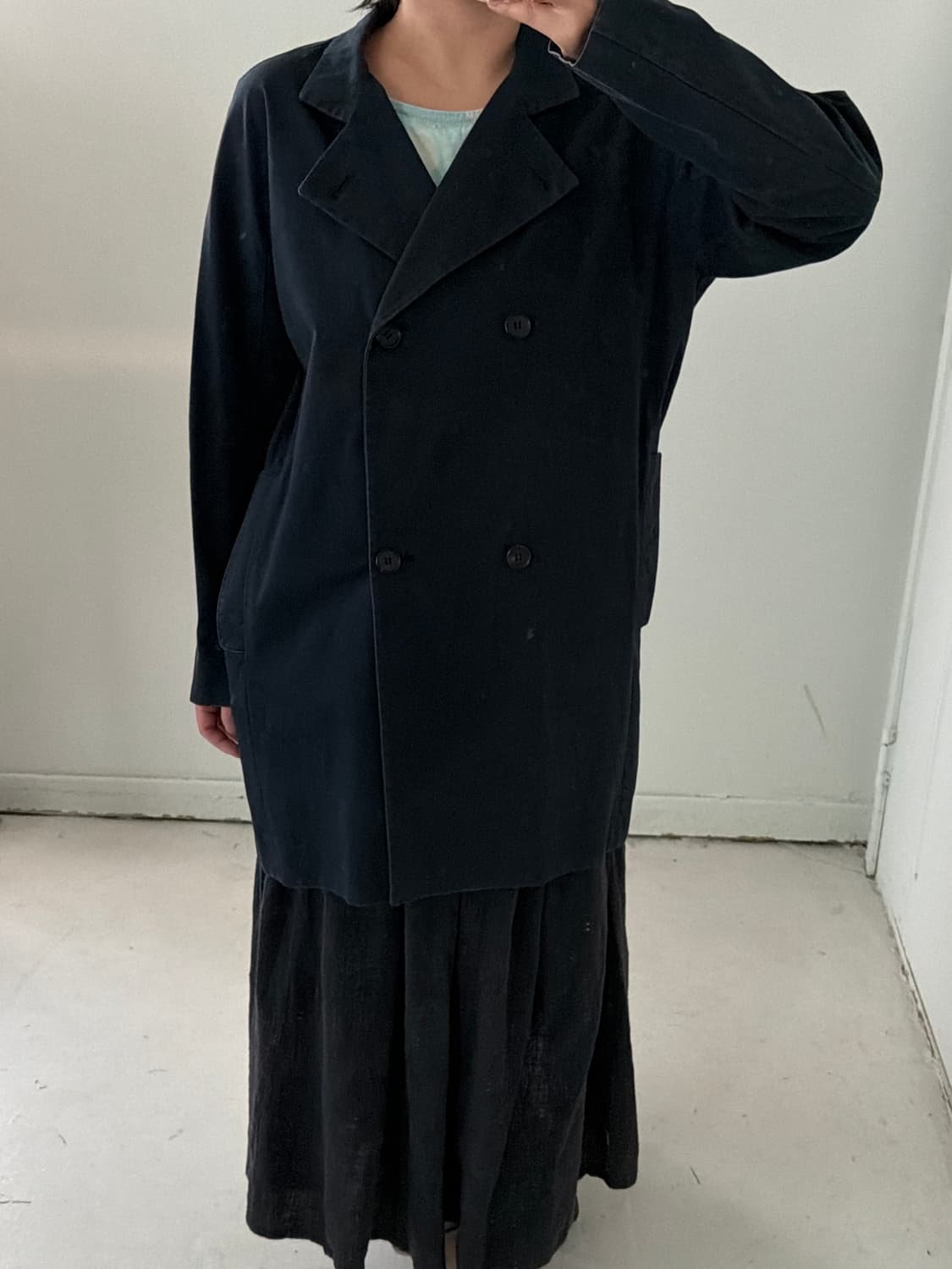 캘빈클라인 더블 브레스트 간절기 자켓 상품이미지6