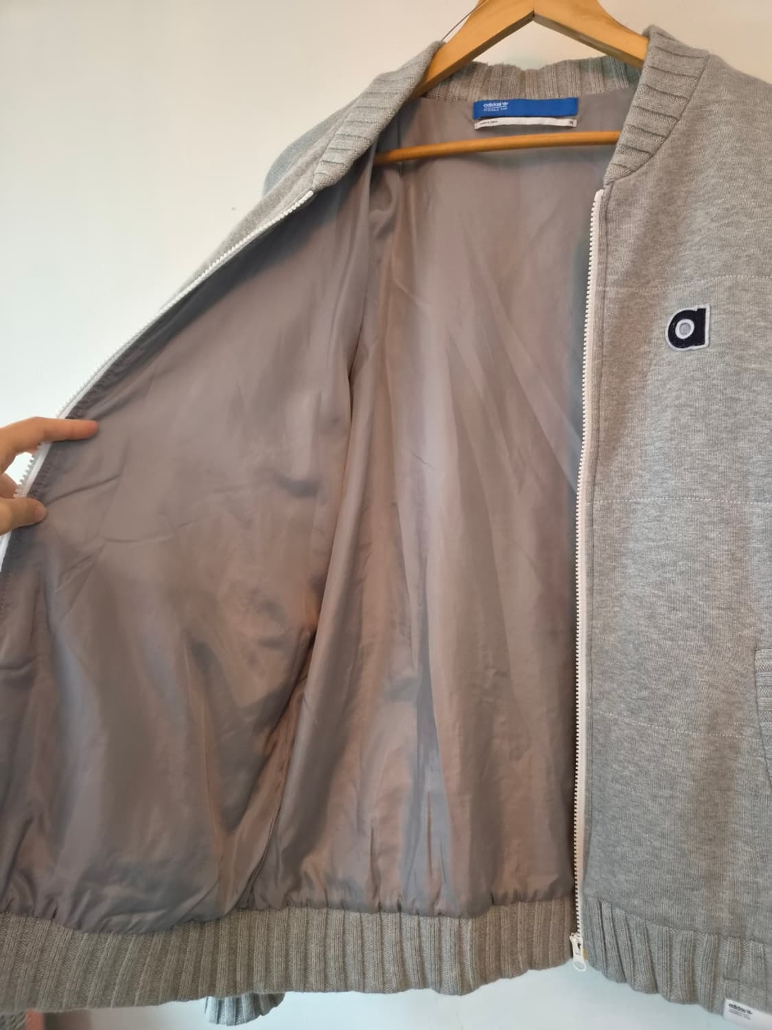 아디다스 오리지널 남성 니트배색블루종점퍼 상품이미지6