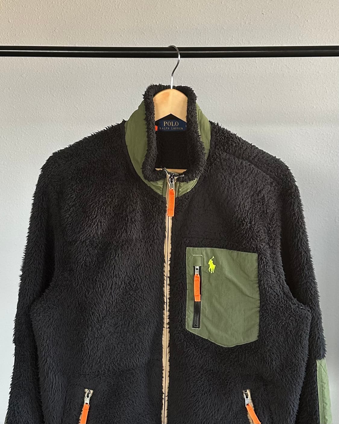 [M]폴로 랄프로렌 윈드 블로킹 쉐르파 후리스 자켓 상품이미지3
