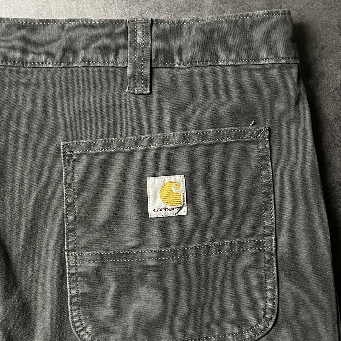 CARHARTT 칼하트 그레이 유틸리티 워크 하프팬츠 A01053 상품이미지7